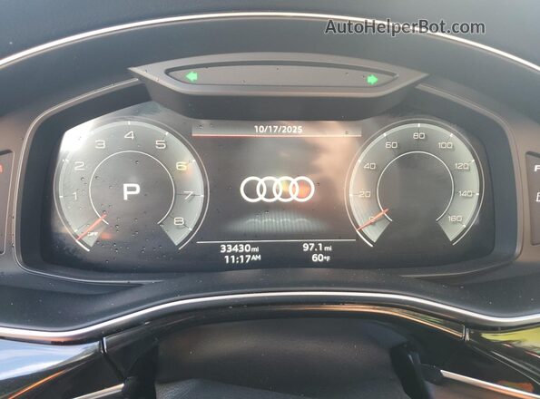 WA1LCBF75RD005473 2024 AUDI Q7 Black Widok zestawu wskaźników
