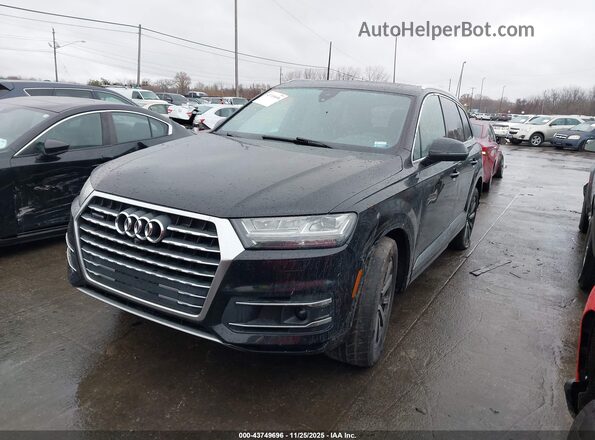 WA1LHAF78KD019014 2019 AUDI Q7 Black Vista tres cuartos delantera izquierda