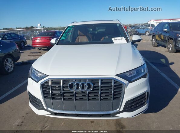WA1LJAF70MD035019 2021 AUDI Q7 White Вид щитка приладів