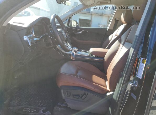 WA1LJAF79MD037433 2021 AUDI Q7 Black წინა სალონის ხედი