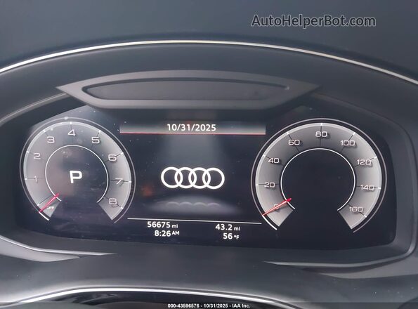 WA1LXAF74LD008788 2020 AUDI Q7 Blue Հետևի նստատեղերի տեսք