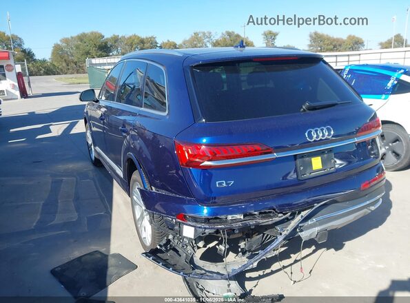 WA1LXAF76LD001454 2020 AUDI Q7 Blue Задня ліва чверть