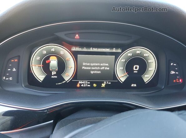 WA1LXAF78MD030018 2021 AUDI Q7 Blue Սարքավորումների վահանակի տեսք