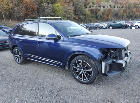WA1LXAF78MD030018 2021 AUDI Q7 Blue Առջևի աջ