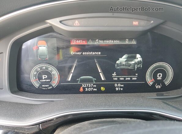 WA1LXBF74PD000590 2023 AUDI Q7 Черный Вид щитка приборов