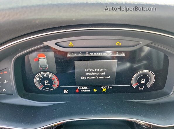 WA1LXBF74PD018121 2023 AUDI Q7 Black Vista del cuadro de instrumentos