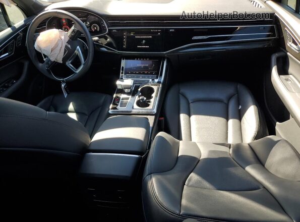 WA1LXBF76ND021096 2022 AUDI Q7 Black წინა პანელის ხედი