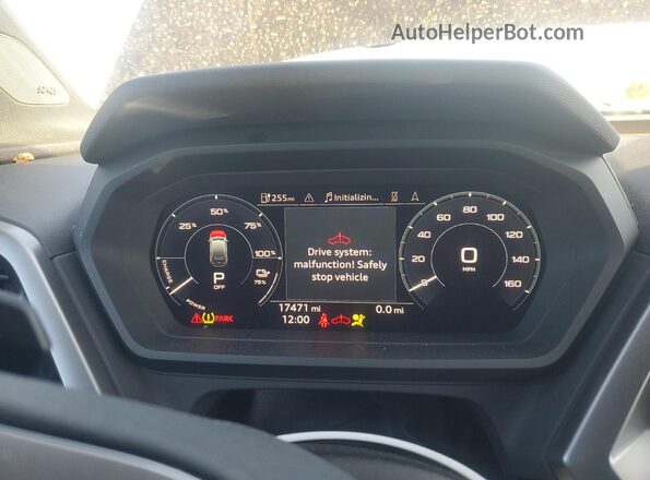 WA1MUBFZ1RP051562 2024 AUDI Q4 Black Widok zestawu wskaźników