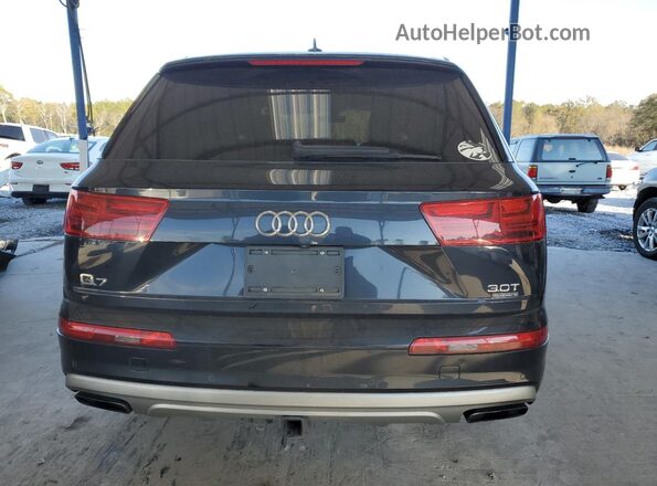 WA1VAAF75JD001789 2018 AUDI Q7 Black Հետևի տեսք