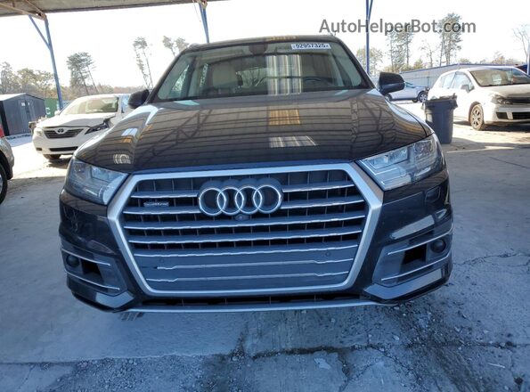 WA1VAAF75JD001789 2018 AUDI Q7 Black Դիմացի տեսք