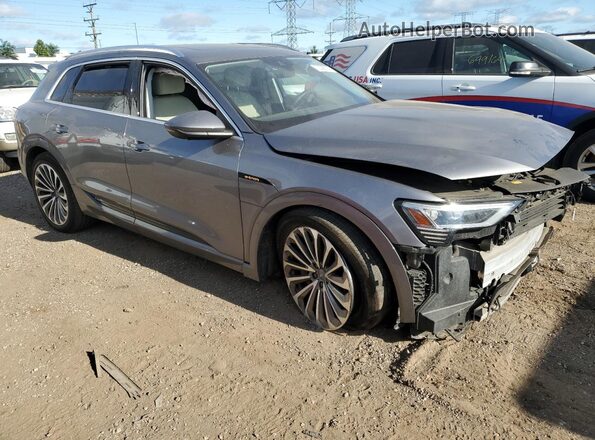 WA1VABGE0KB011842 2019 AUDI E-TRON Gray Przód prawy
