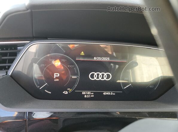 WA1VABGE0KB011842 2019 AUDI E-TRON Gray Widok zestawu wskaźników