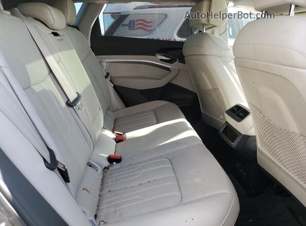 WA1VABGE0KB011842 2019 AUDI E-TRON Gray Widok tylnych siedzeń