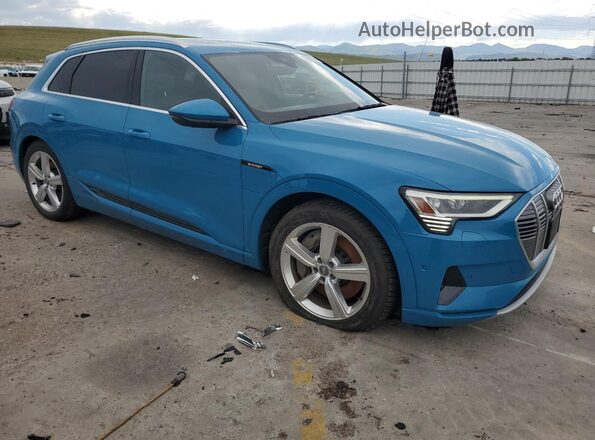 WA1VABGE1KB016001 2019 AUDI E-TRON Синий Передняя правая четверть