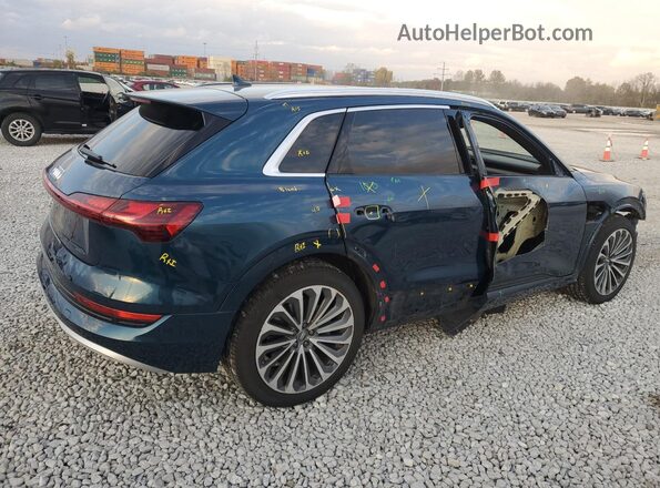 WA1VABGE4KB021192 2019 AUDI E-TRON Blue უკანა მარჯვენა