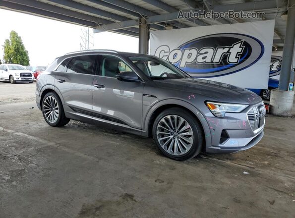 WA1VABGE8KB020661 2019 AUDI E-TRON Gray წინა მარჯვენა