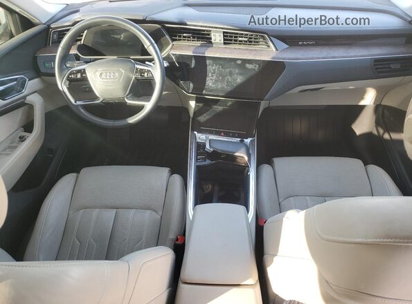 WA1VABGEXKB011296 2019 AUDI E-TRON White Dashboard view