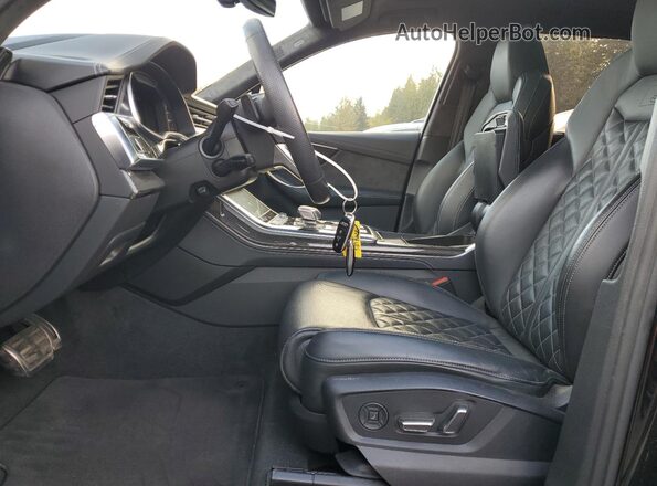 WA1VWBF73MD016576 2021 AUDI SQ7 Black წინა სალონის ხედი