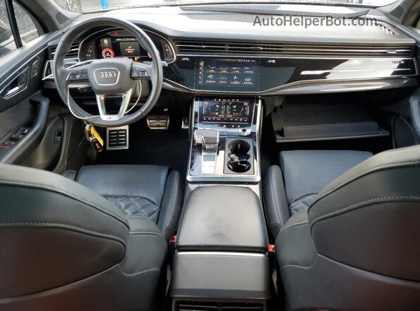 WA1VWBF73MD016576 2021 AUDI SQ7 Black წინა პანელის ხედი