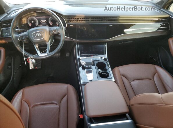 WA1VXAF78LD006700 2020 AUDI Q7 Black Widok deski rozdzielczej