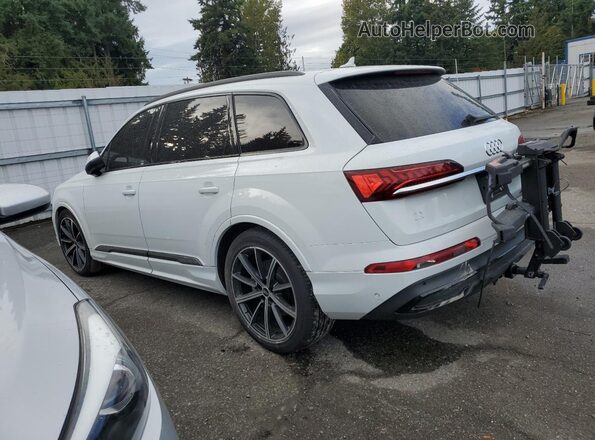 WA1VXAF7XMD020616 2021 AUDI Q7 White Задня ліва чверть