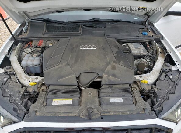 WA1VXBF71LD003627 2020 AUDI Q7 White Vista del compartimento del motor
