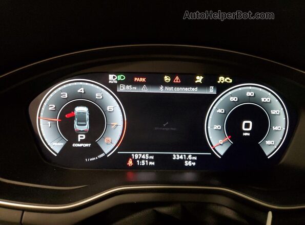 WAU4AGF58RN005485 2024 AUDI OTHER Gray Вид щитка приладів