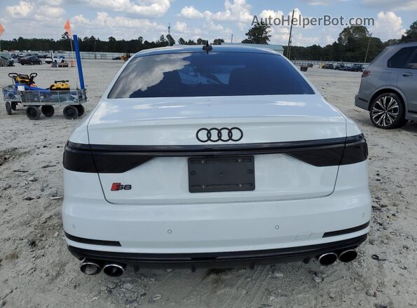 WAU8SAF80LN003369 2020 AUDI S8 White Widok z tyłu