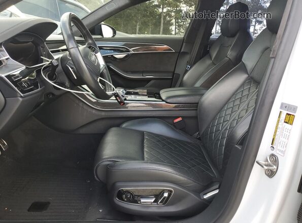 WAU8SAF80LN003369 2020 AUDI S8 White Widok wnętrza z przodu