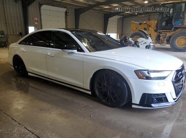 WAU8SAF8XLN001077 2020 AUDI S8 White Przód prawy