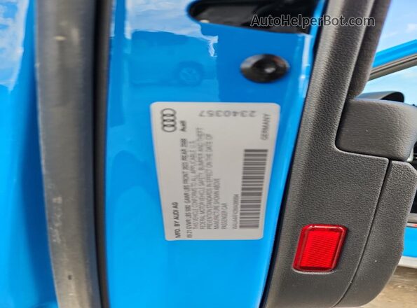 WAUA4AF43MA086894 2021 AUDI S4 Blue Vista del compartimento del motor