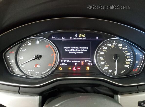 WAUA4AF45KA004659 2019 AUDI S4 Black Vista del cuadro de instrumentos