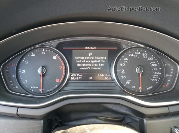 WAUABAF44MN007988 2021 AUDI OTHER White Vista del cuadro de instrumentos
