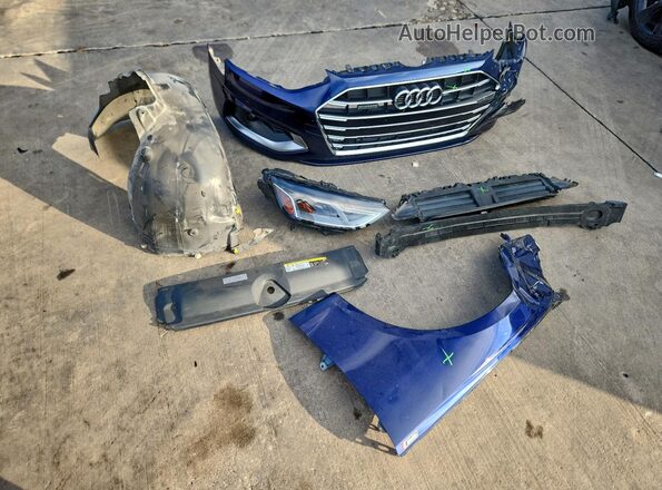 WAUABAF4XMA012958 2021 AUDI OTHER Blue Vista del compartimento del motor