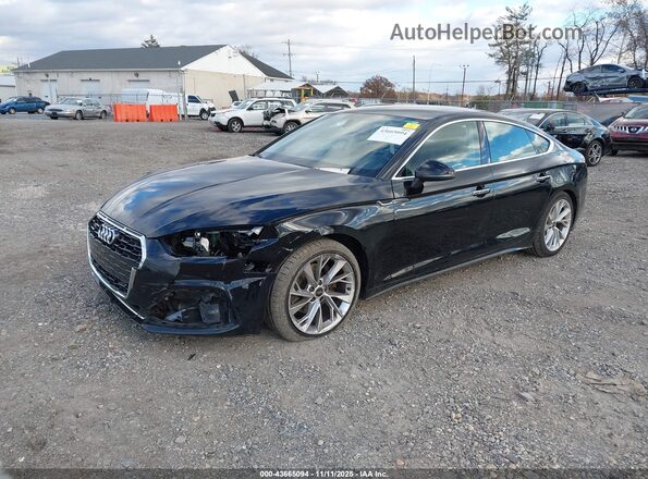 WAUABCF53NA006070 2022 AUDI OTHER Black Առջևի ձախ երեք քառորդ տեսարան