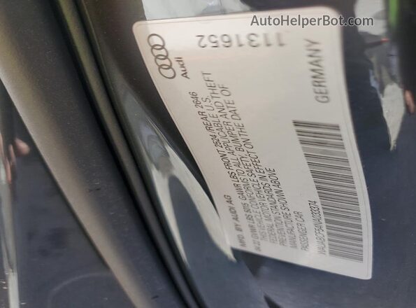 WAUABCF54NA033374 2022 AUDI OTHER Gray Շարժիչի բաժամունքի տեսք