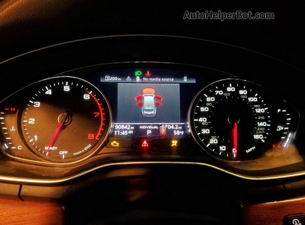 WAUANCF59LA005963 2020 AUDI OTHER White ხელსაწყოთა პანელის ხედი
