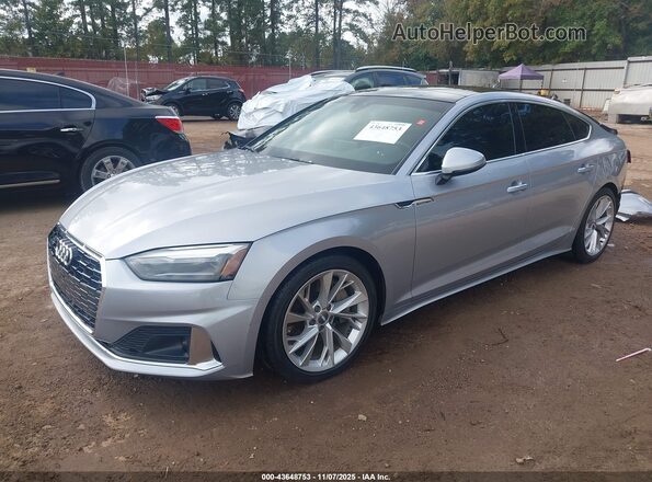 WAUANCF5XLA008659 2020 AUDI OTHER Silver Առջևի ձախ երեք քառորդ տեսարան