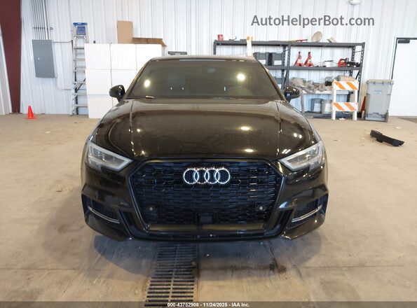 WAUB1GFF5H1014649 2017 AUDI S3 Black უკანა სალონის ხედი