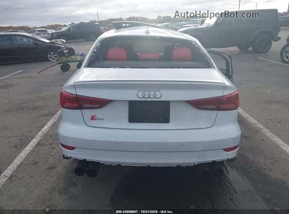 WAUB1GFF5H1071854 2017 AUDI S3 White 