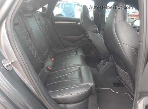 WAUB1GFFXG1044583 2016 AUDI S3 Gray Вид задніх сидінь
