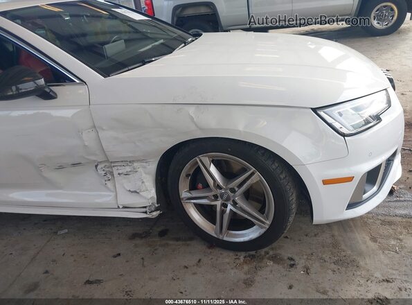 WAUB4AF40KA115429 2019 AUDI S4 White Вид спереду