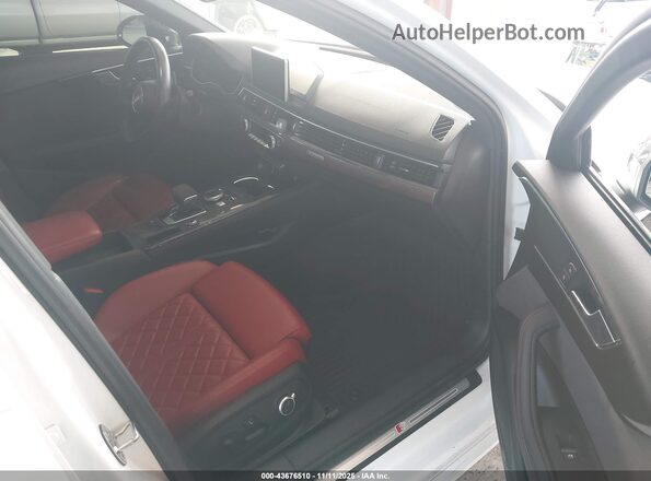 WAUB4AF40KA115429 2019 AUDI S4 White Вид салону спереду