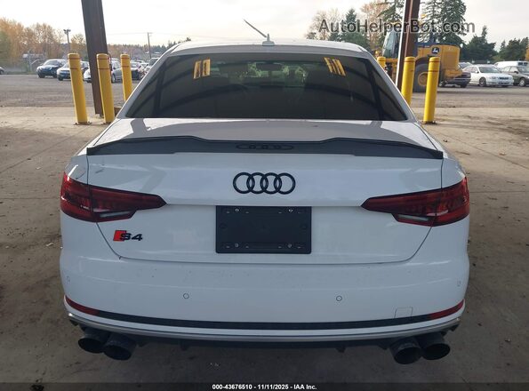 WAUB4AF40KA115429 2019 AUDI S4 White 