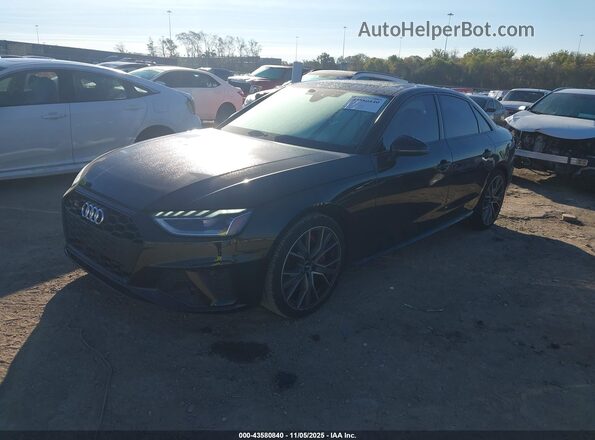 WAUB4AF40MA023773 2021 AUDI S4 Black Front left