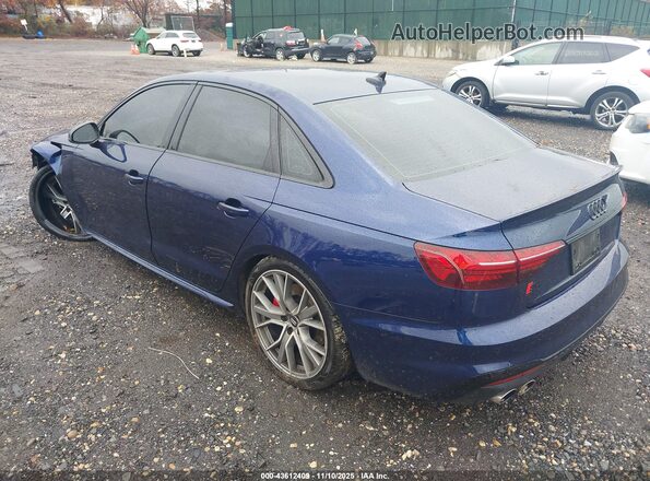 WAUB4AF42MA012774 2021 AUDI S4 Blue Tył lewy