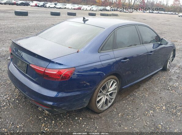 WAUB4AF42MA012774 2021 AUDI S4 Blue Tył prawy