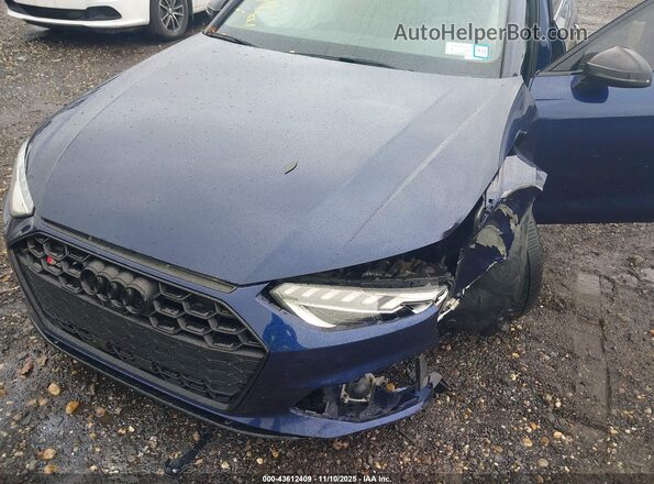 WAUB4AF42MA012774 2021 AUDI S4 Blue Widok z przodu