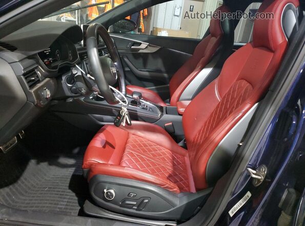 WAUB4AF43JA007949 2018 AUDI S4 Синий 