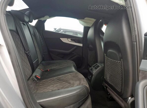WAUB4AF43JA128884 2018 AUDI S4 Silver Հետևի նստատեղերի տեսք